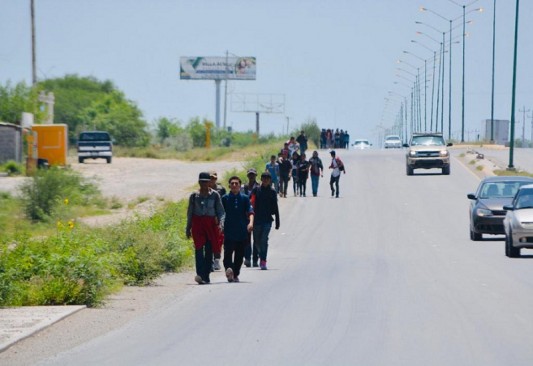 Piedras Negras monitorea nueva caravana de m s de 4 mil migrantes