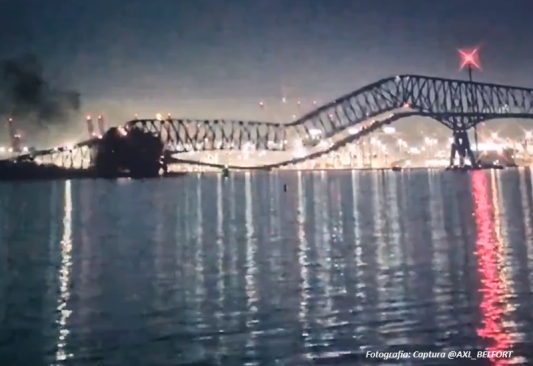 Derriba puente en Baltimore