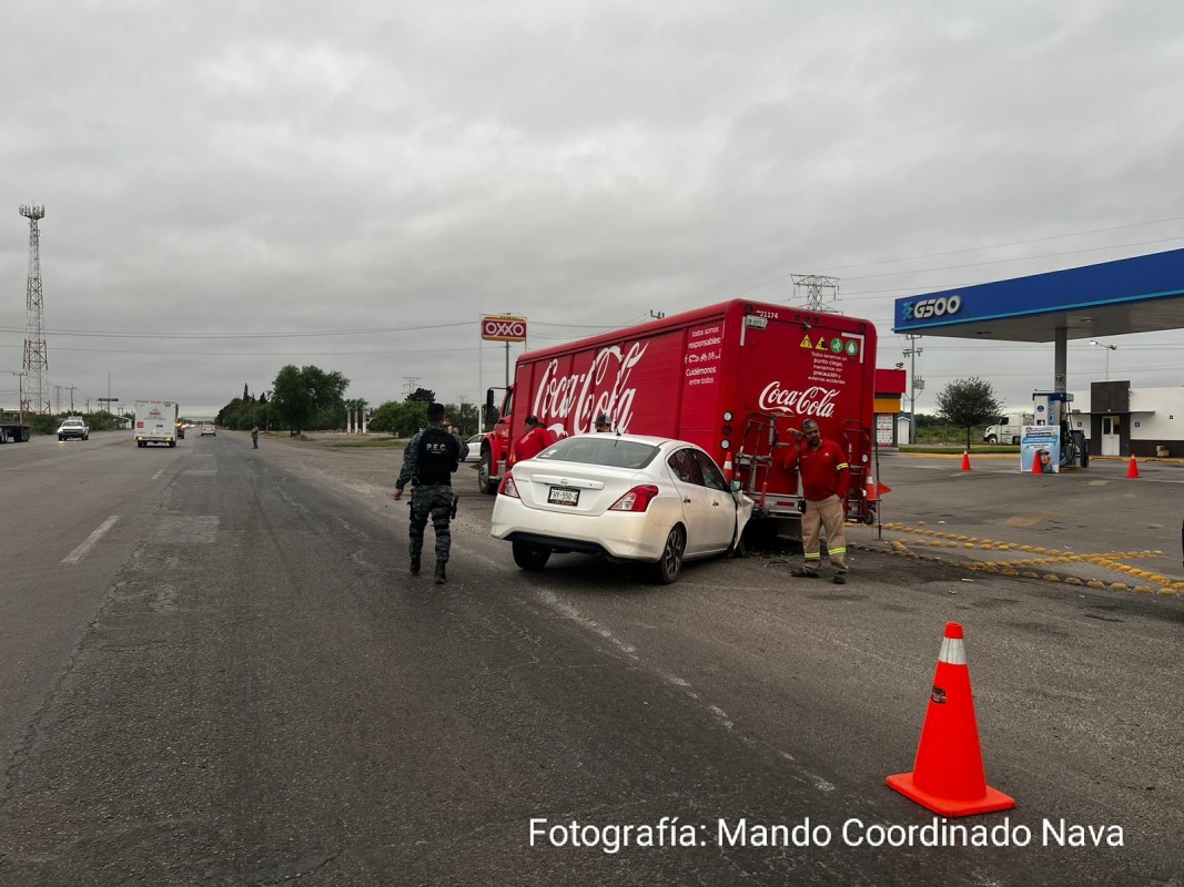 Choque en carretera 57