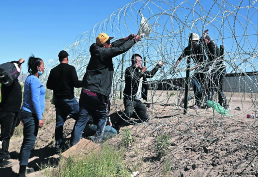 Migrantes en la frontera
