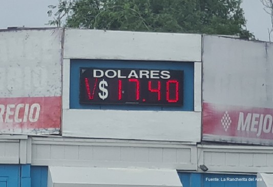 Dólar $17.40