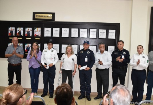 Policías del mes