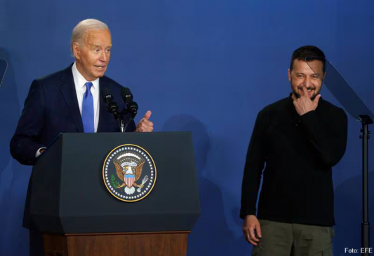 Biden y Zelenski