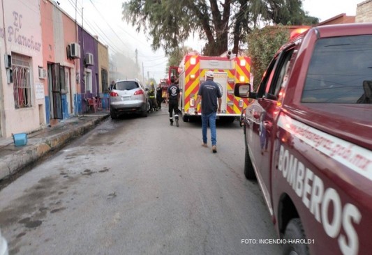 Incendio en colonia Harold