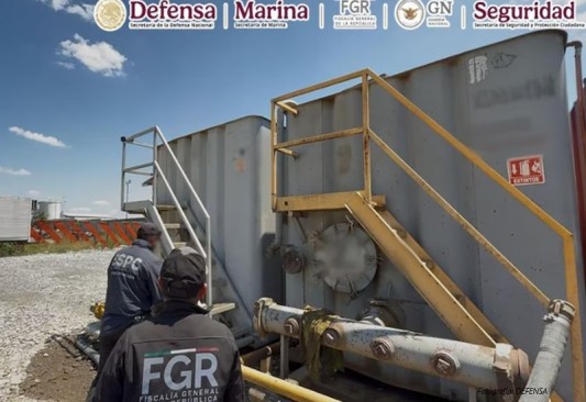 Decomiso de combustible en Nuevo León