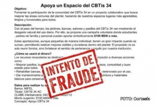 FRAUDE CBTIS34