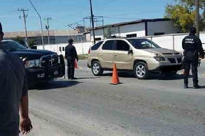 En octubre el grupo Fuerza Coahuila retiró de circulación 77 automóviles
