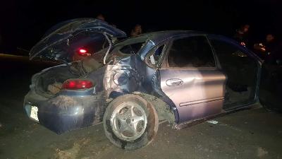 Auto fantasma provoca aparatoso accidente en tramo Morelos-Zaragoza